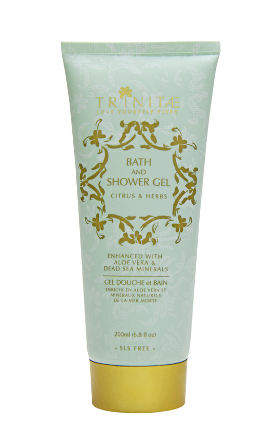 Bath and Shower Gel Citrus & Herbs Enriched With Aloe Vera & Dead Sea Minerals